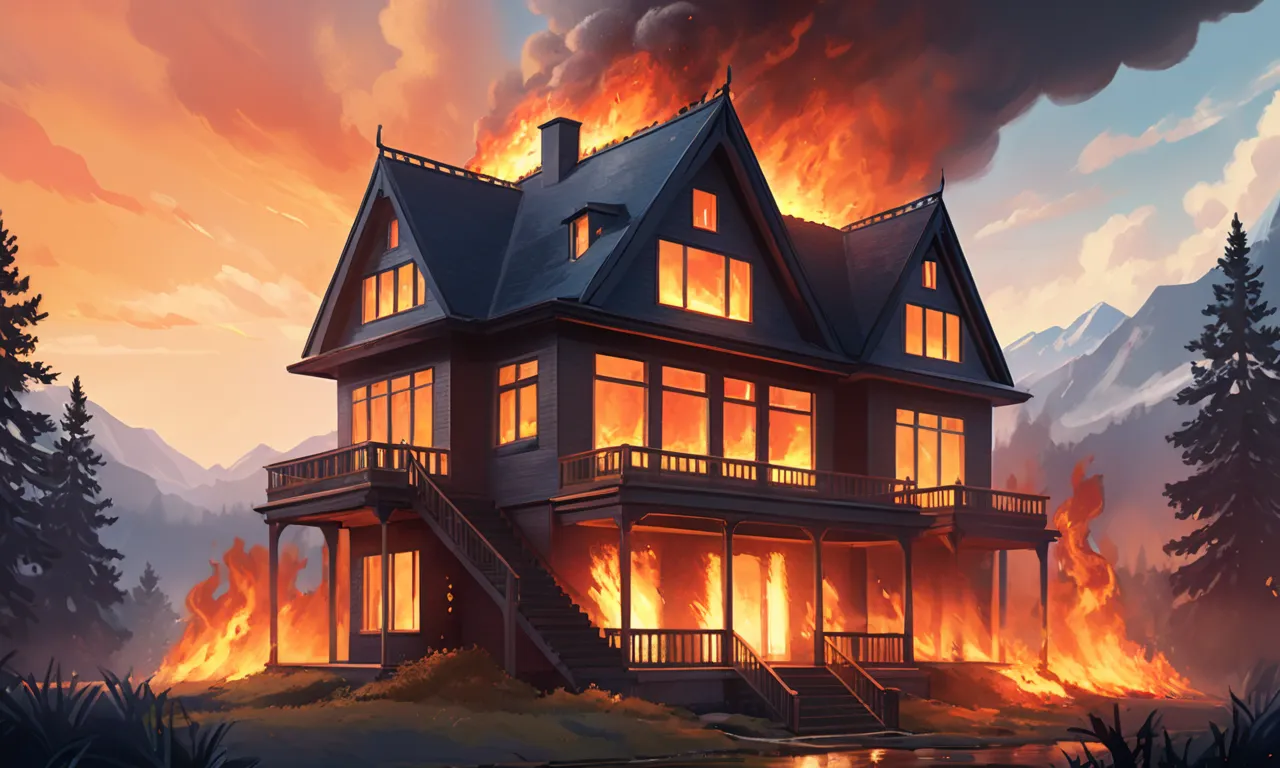 dream of house on fire