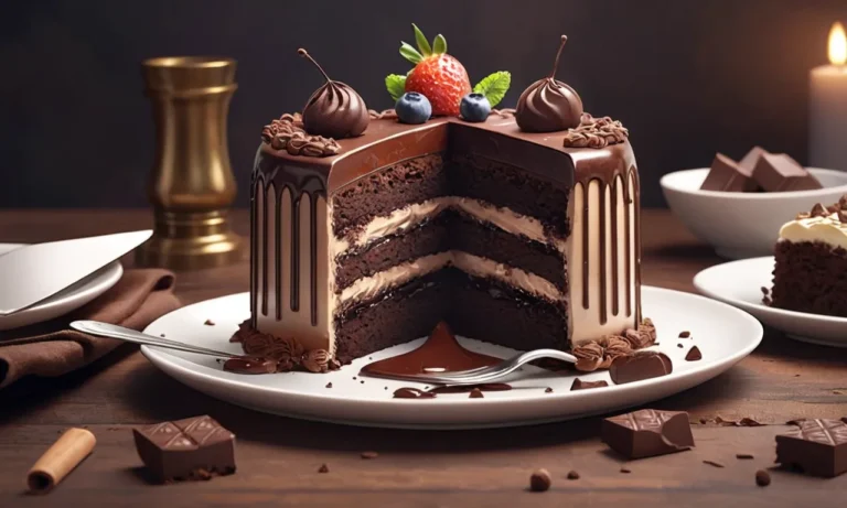 Eating Chocolate Cake Dream Meaning: A Sweet Journey Through Your Subconscious