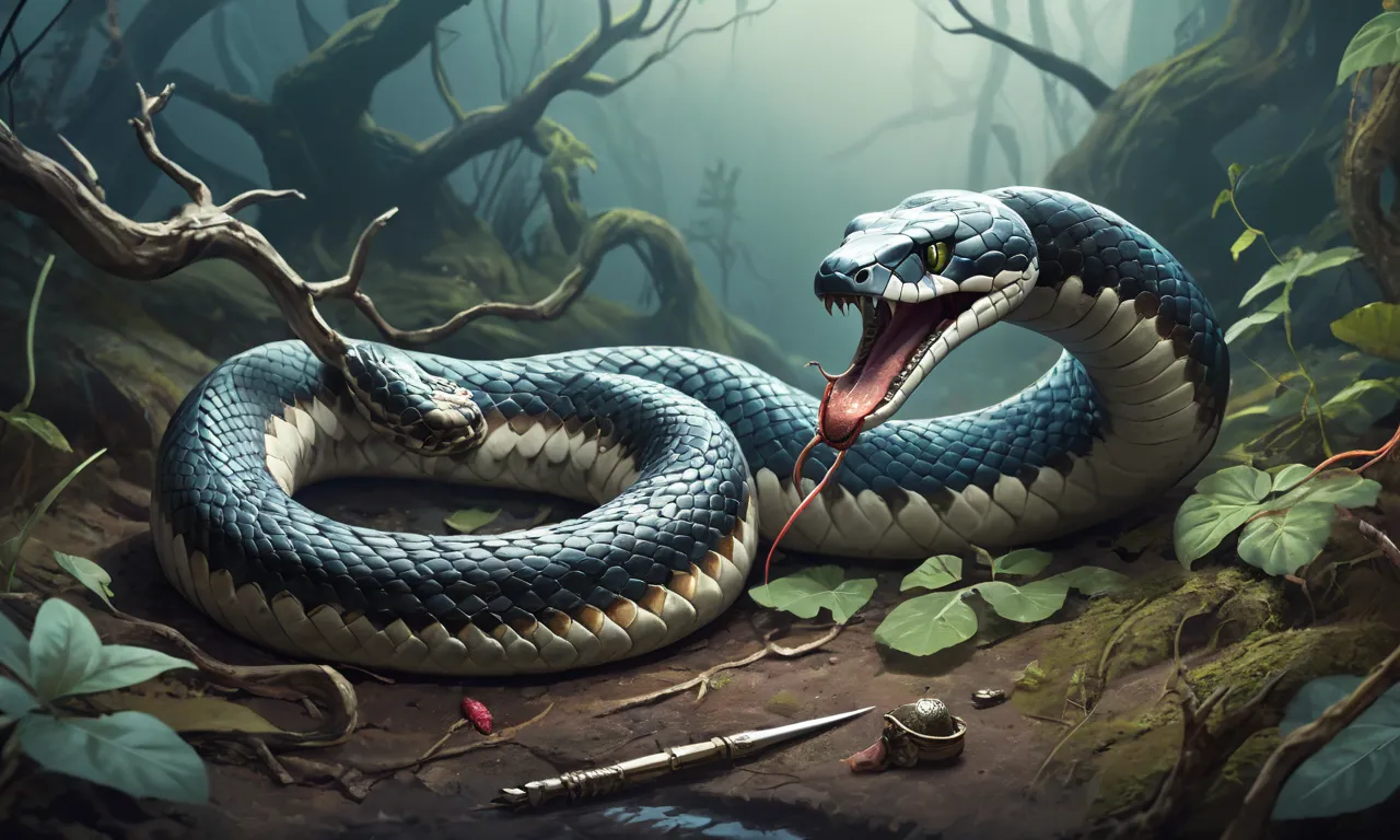 eating dead snake dream meaning