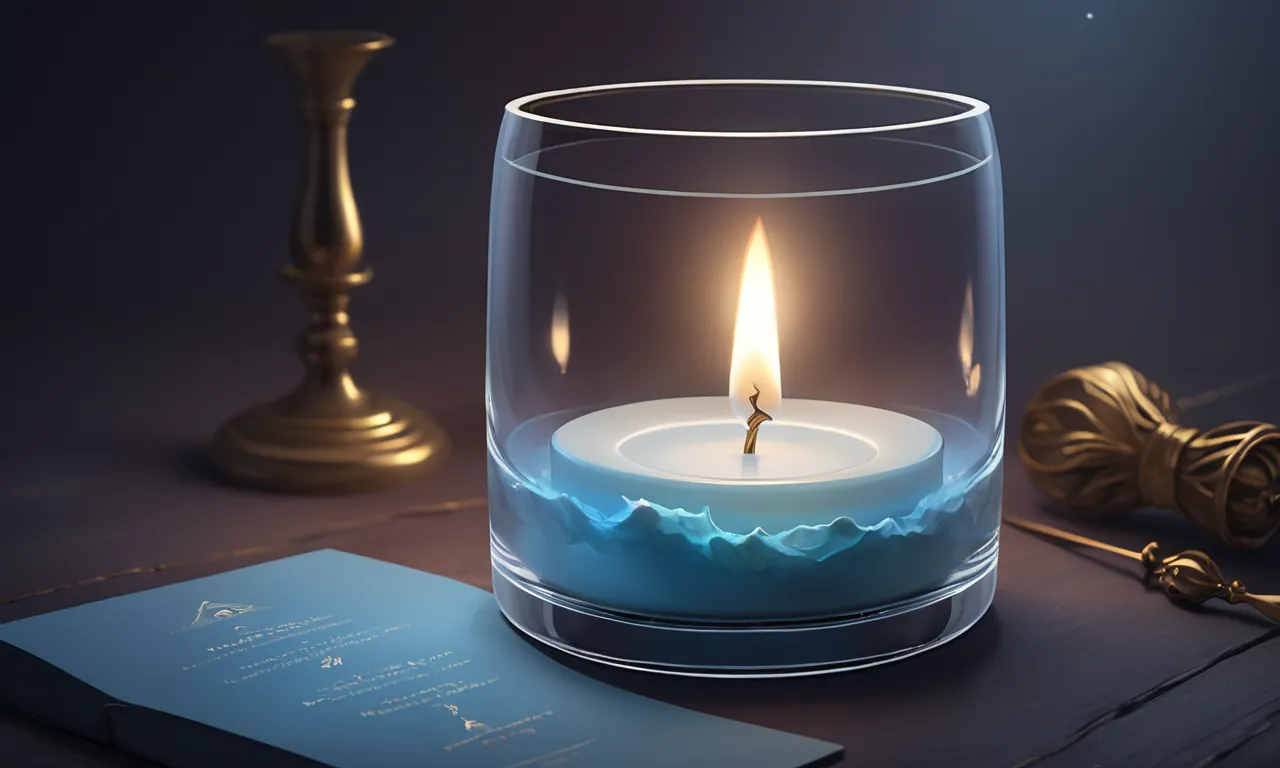 empty candle glass dream meaning