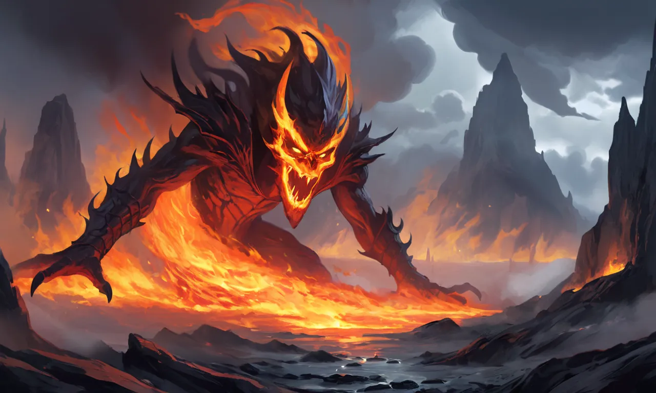 evil fire dream meaning