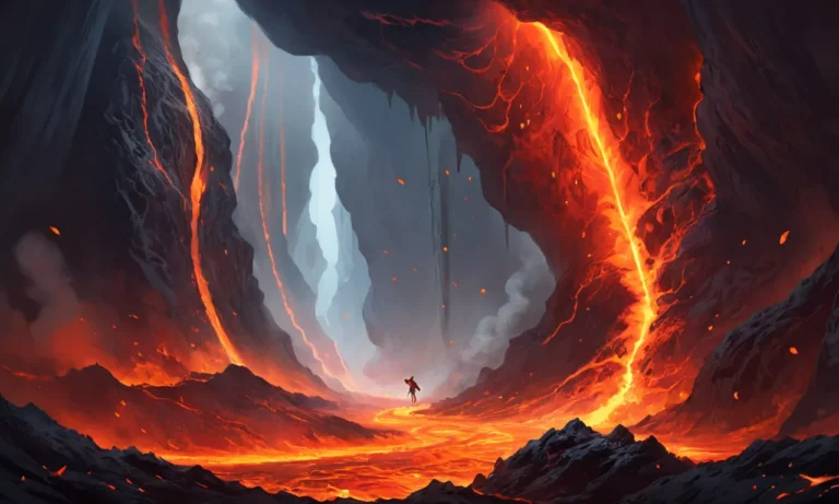 Falling Into Lava Dream Meaning