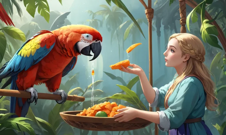 Feeding a Parrot Dream Meaning