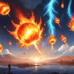 fireballs falling from the sky dream meaning