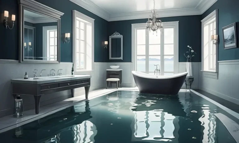 Flooded Bathroom Dream Meaning