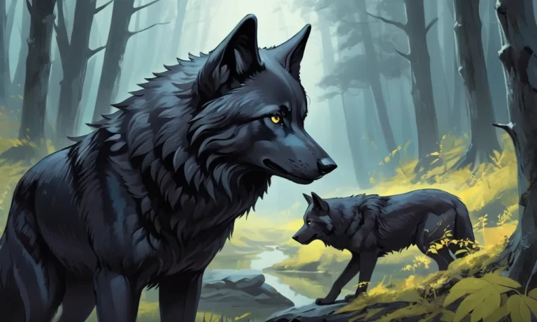 Friendly Black Wolf Dream Meaning