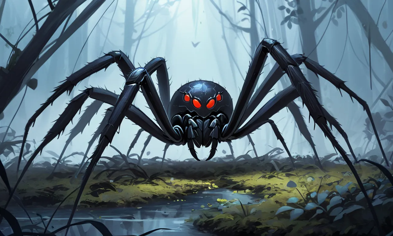 giant black spider dream meaning