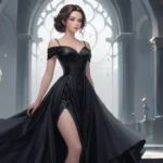 girl in black dress dream meaning