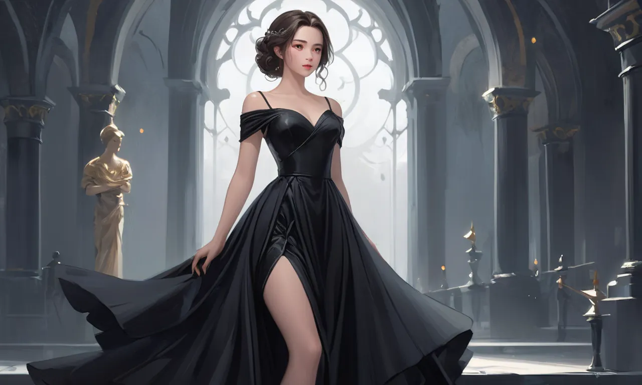 girl in black dress dream meaning