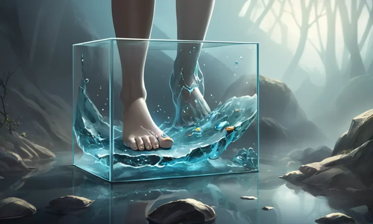 Glass Stuck In Foot Dream Meaning