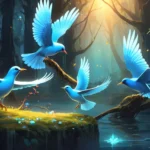 glowing birds dream meaning