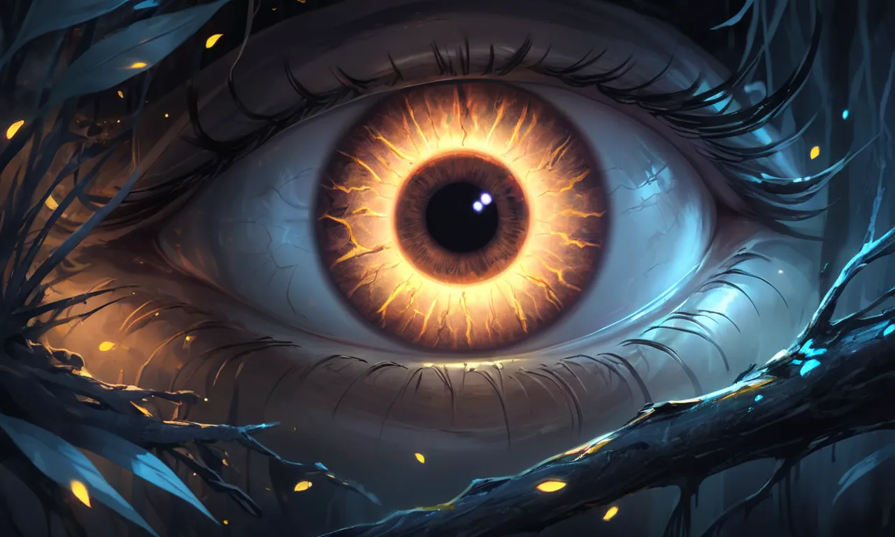 glowing eyes dream meaning