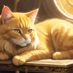 gold cat dream meaning