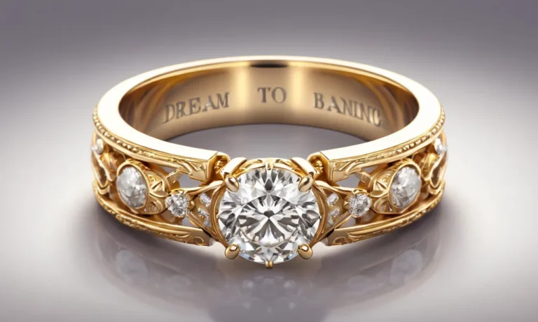 Gold Wedding Ring Dream Meaning