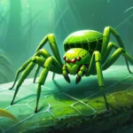 green spider dream meaning