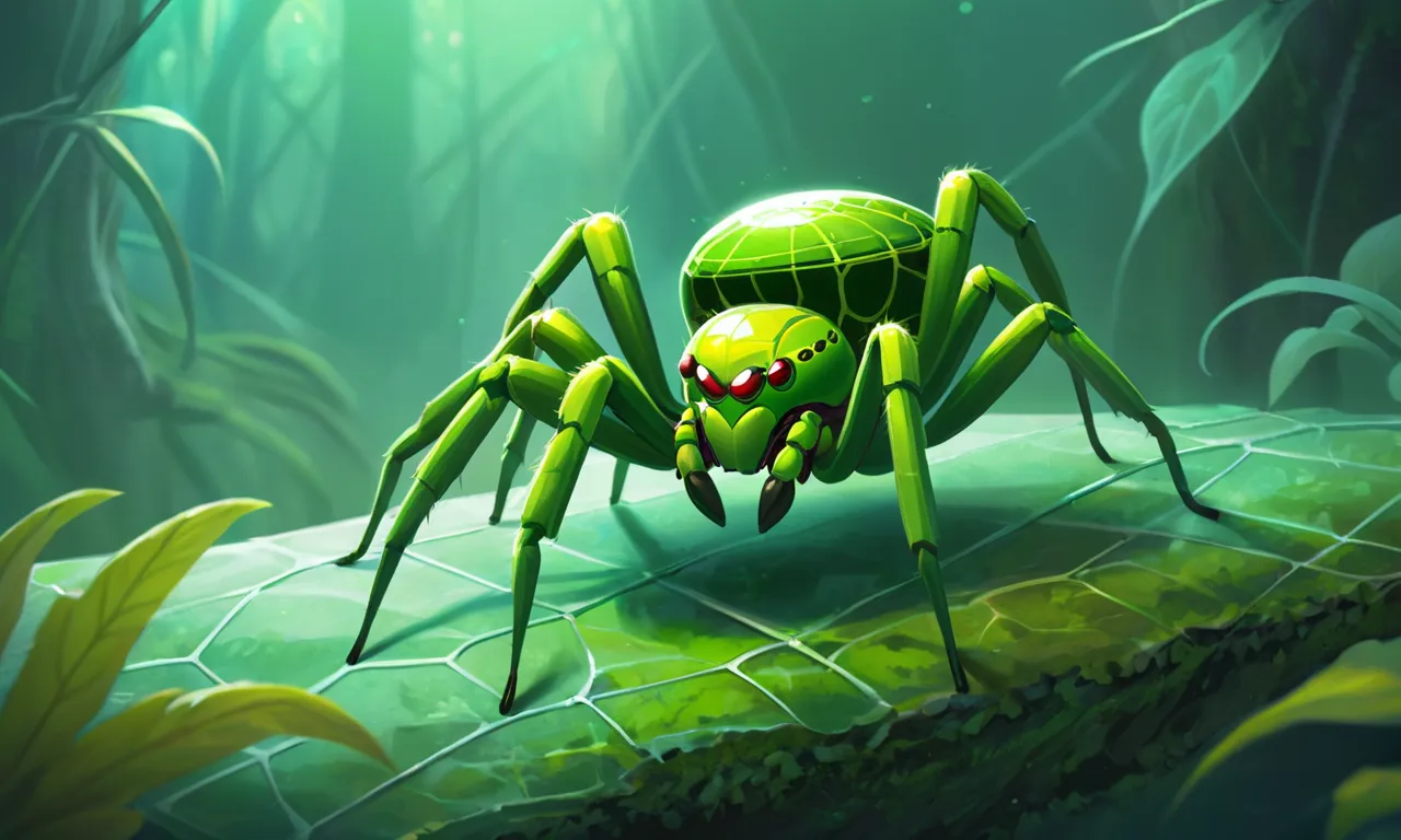 green spider dream meaning