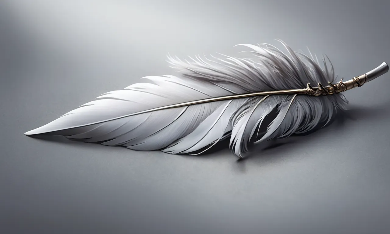 grey feather