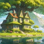 house sitting by a green tree dream meaning