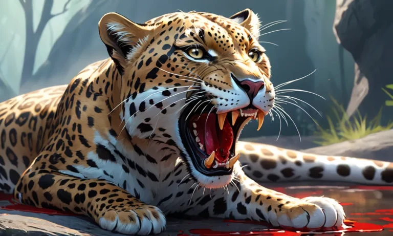 Leopard With Blood In Its Mouth Dream Meaning