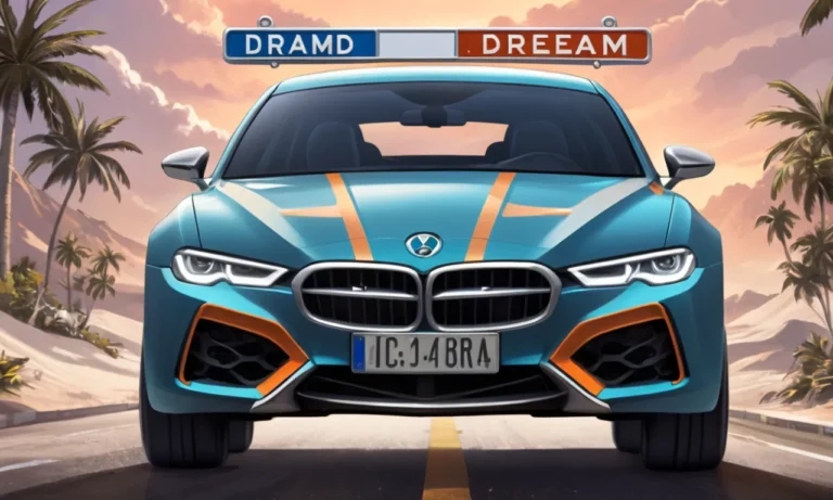 License Plate Dream Meaning