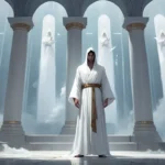 man in a white robe dream meaning