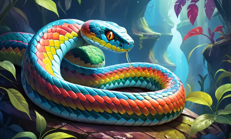 Meaning of a Colorful Snake Dreams