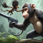 monkey playing with gun dream meaning