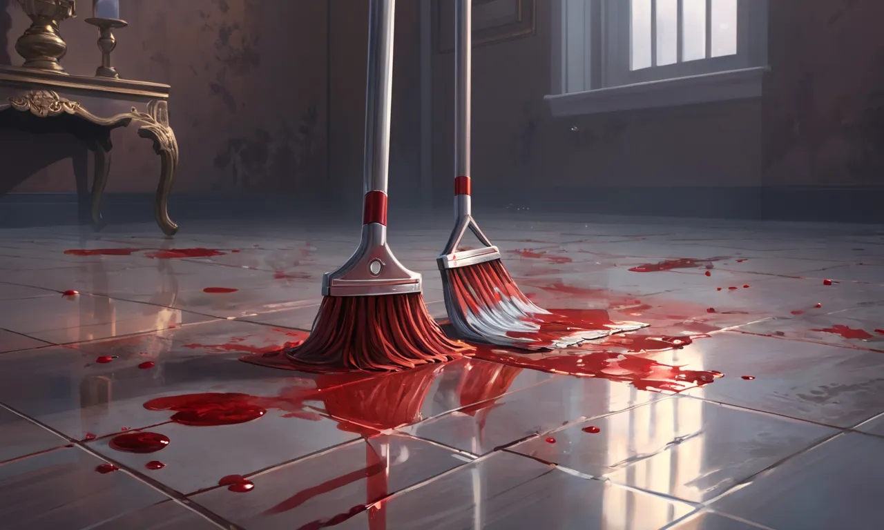 mopping blood off the floor dream meaning