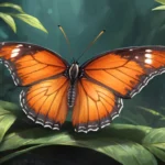 orange butterfly