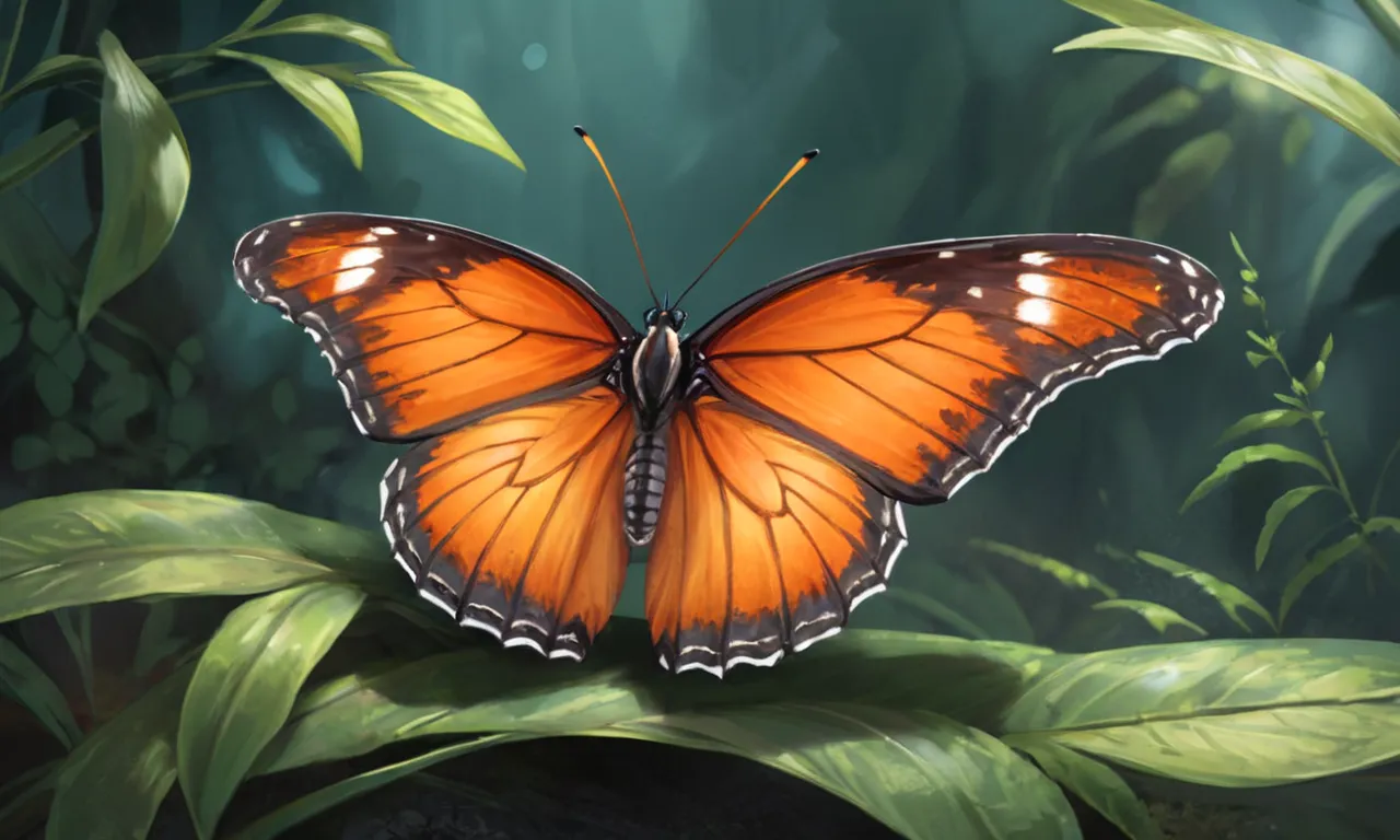 orange butterfly