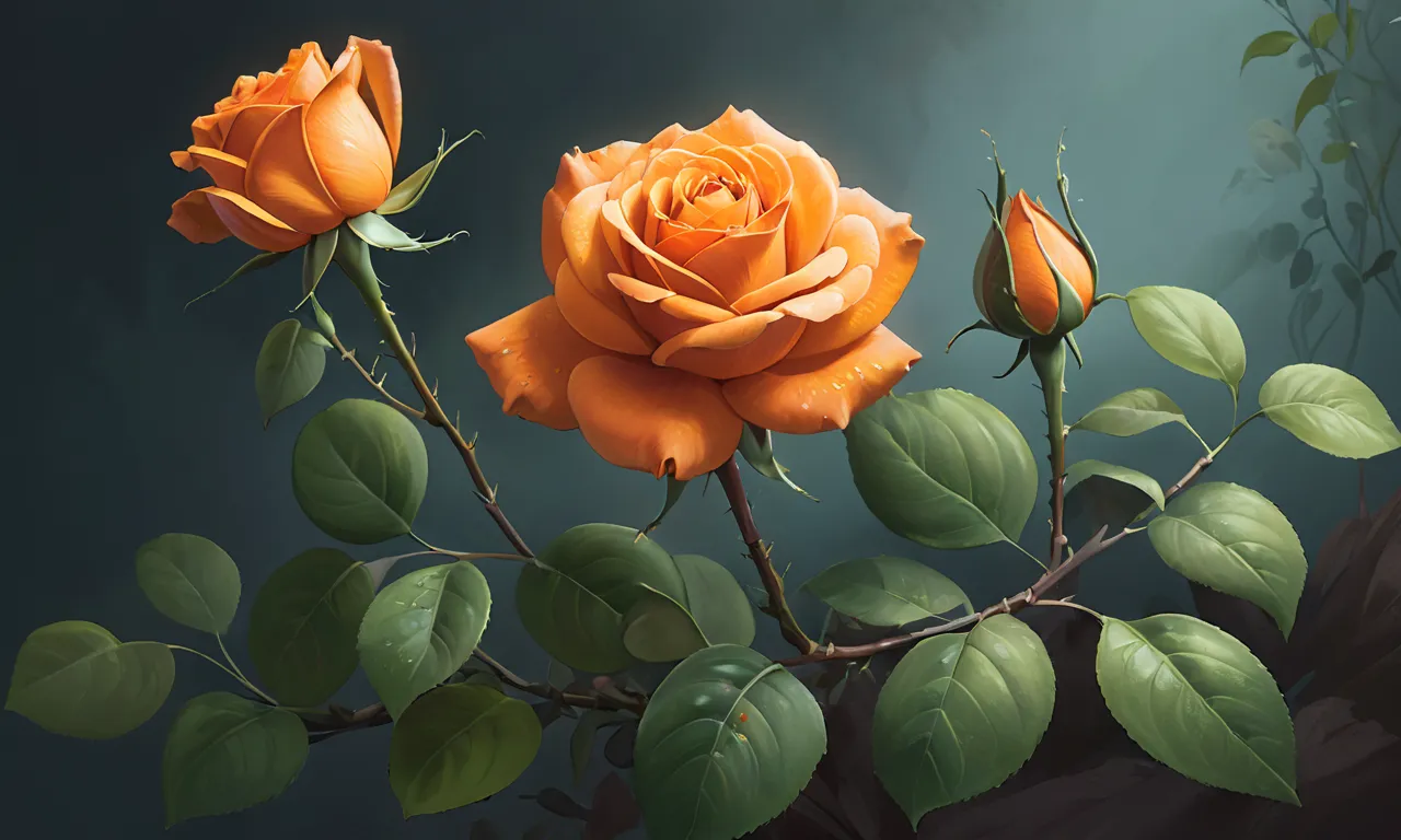 How to Grow an Orange Rose 1 orange rose