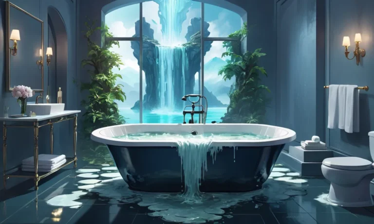 Overflowing Bathtub Dream Meaning