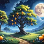 painting the full moon and fruit trees dream meaning