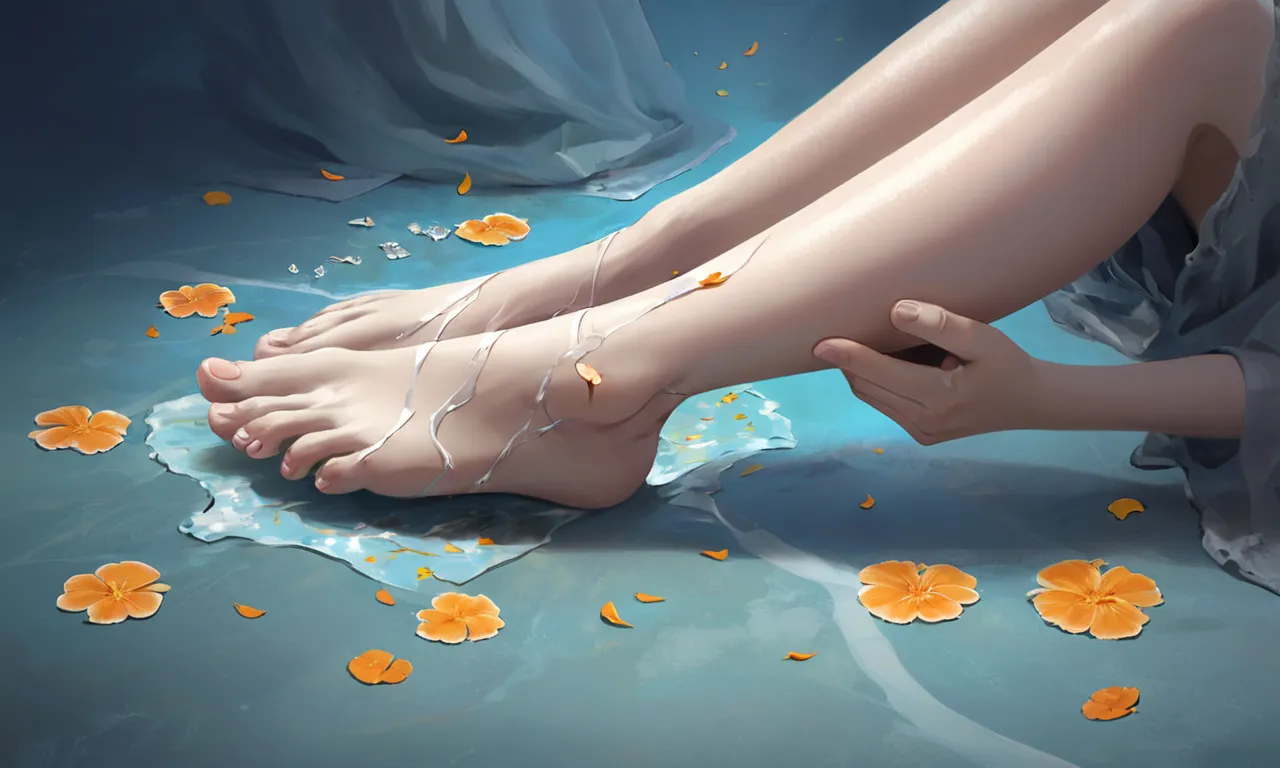 peeling off feet dream meaning