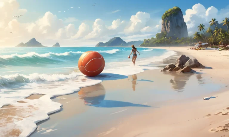 Playing With a Ball on the Beach Dream Meaning