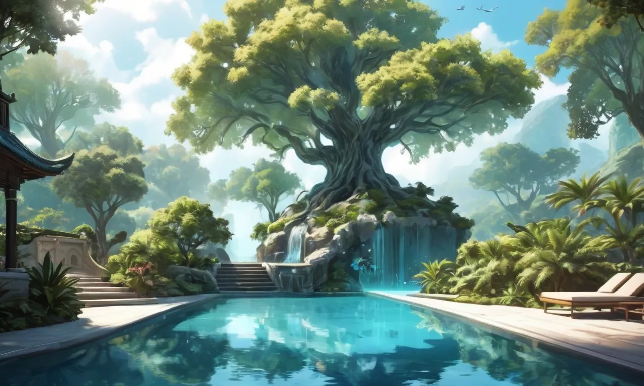 pool and trees dream meaning
