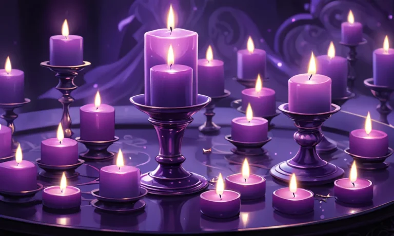 Purple Candles Dream Meaning