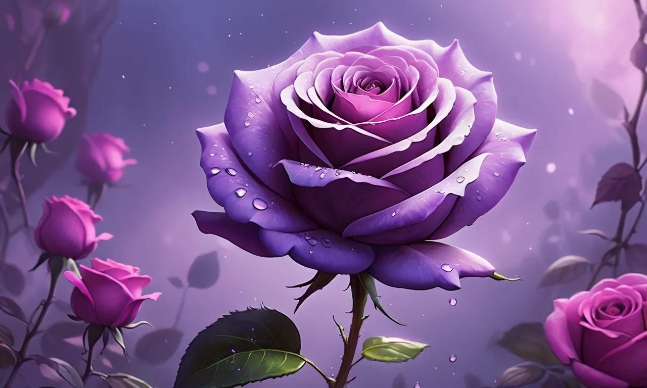 purple rose dream meaning