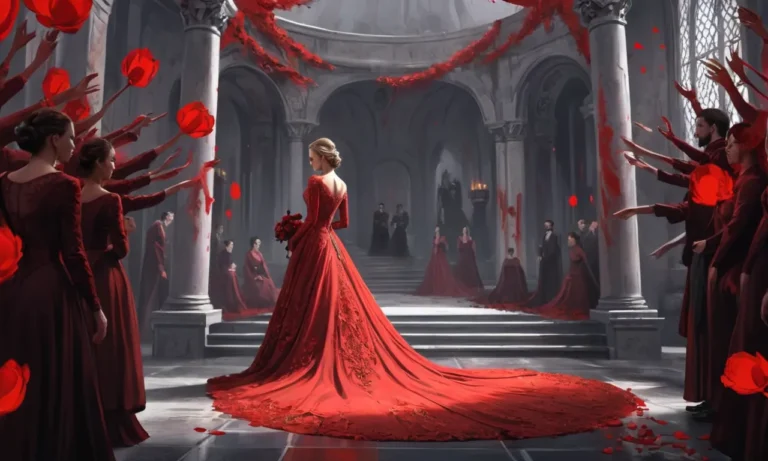 Red Wedding Dress Dream Meaning