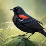 red winged blackbird