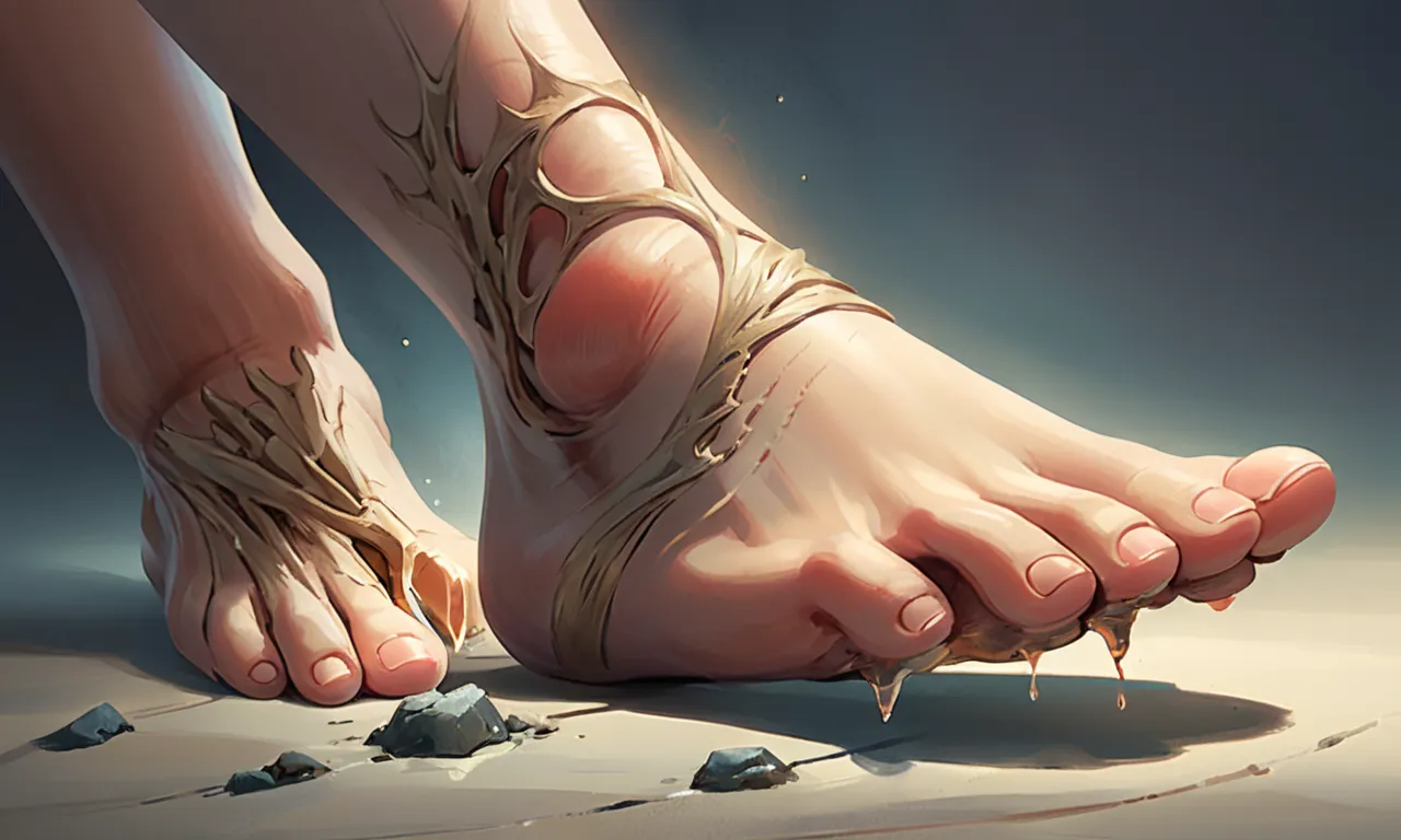 right foot itching