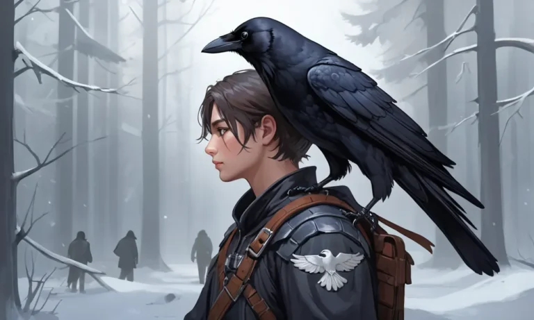 Seeing a Crow on Someone’s Shoulder Dream Meaning