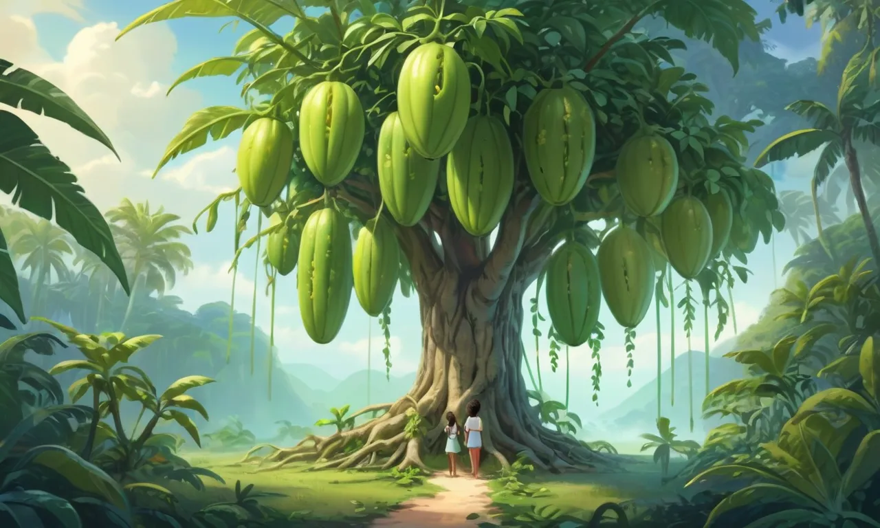 Seeing a Green Papaya Tree Dream Meaning 1 seeing a green papaya tree dream meaning