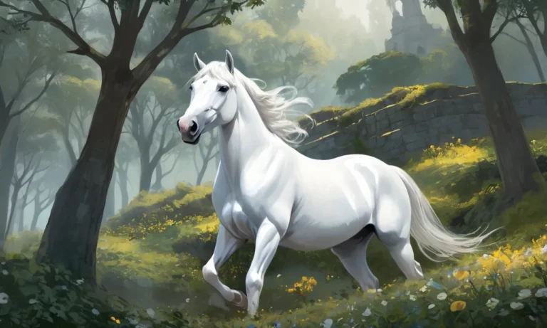 Seeing a White Horse Dream Meaning