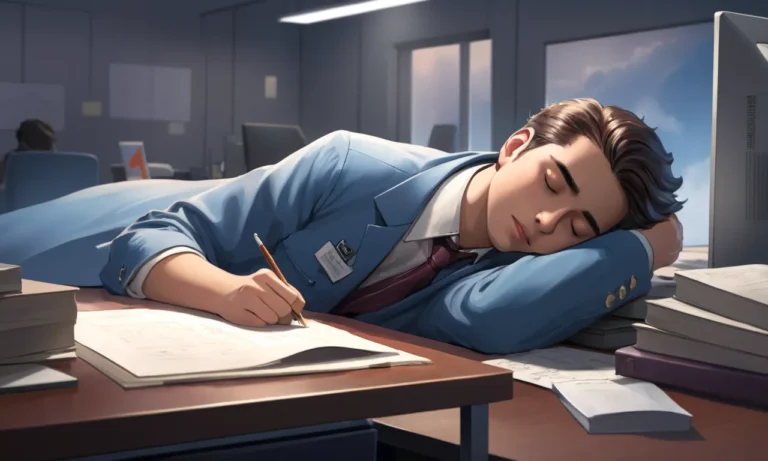 Sleeping On The Job Dream Meaning