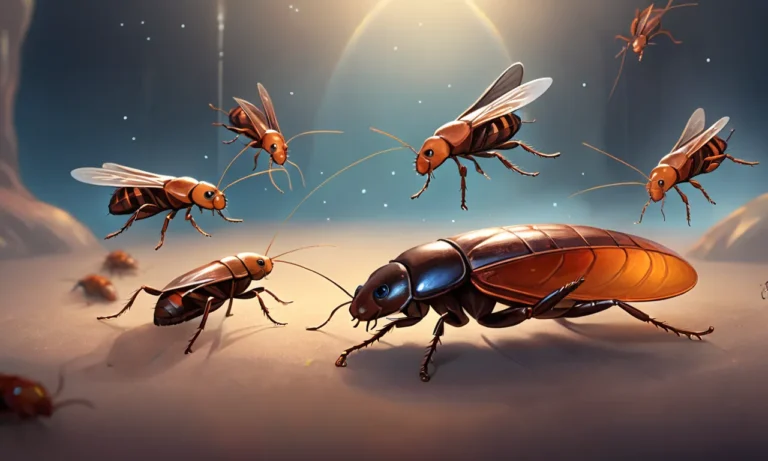 Understanding the Symbolism of Small Cockroaches Flying Around in Dreams