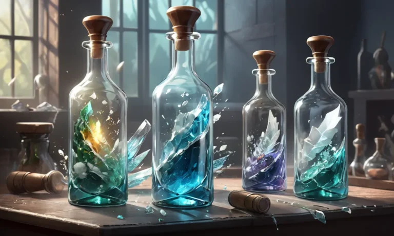 Smashing Glass Bottles Dream Meaning