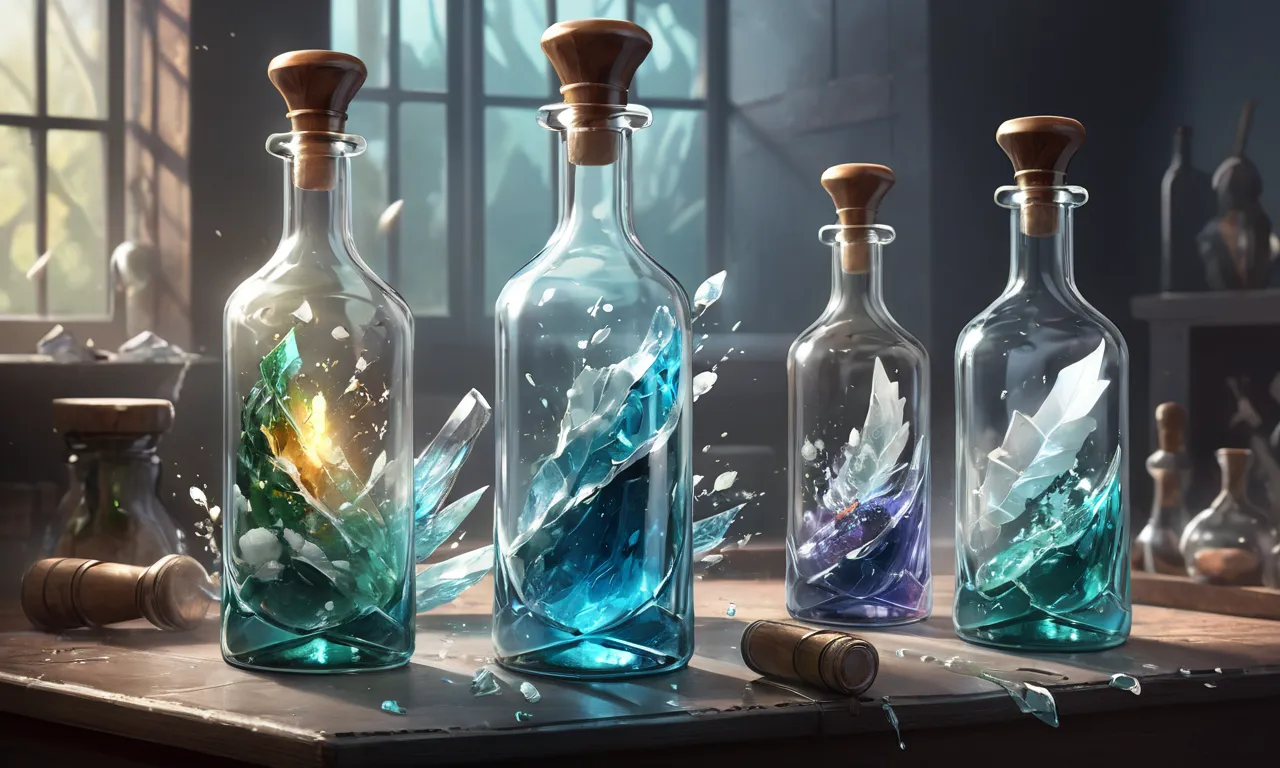 smashing glass bottles dream meaning