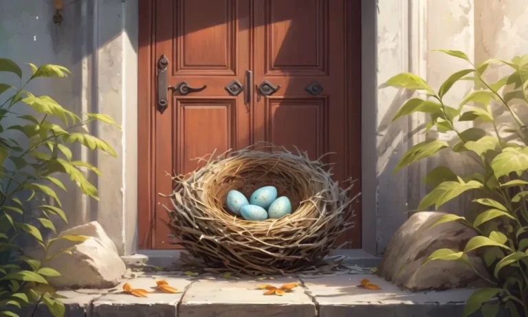 Spiritual Meaning Of Bird Nest At Front Door