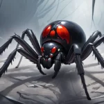 spiritual meaning of seeing a black widow spider